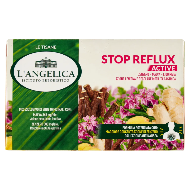 8017331095089 L'Angelica Tisana Stop Reflux Active 18 Filtri