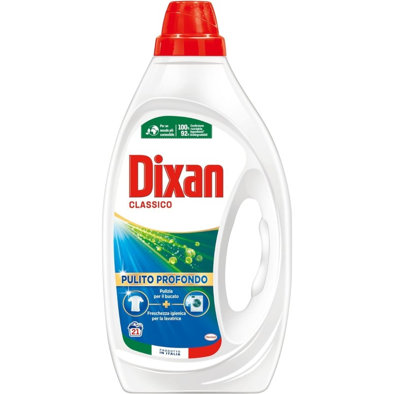 Dixan Liquido Lavatrice Classico 21 Misurini 945ml