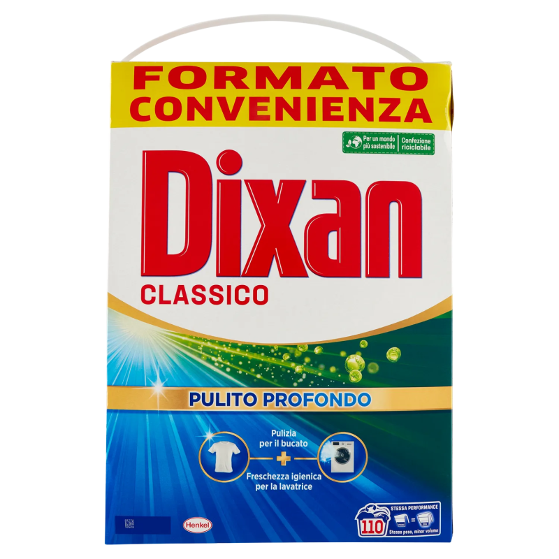 Dixan Polvere Classico 110 Misurini 6050gr