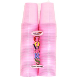 8008650024461 Dopla Bicchieri Riutilizzabili Rosa 200ml 100pz