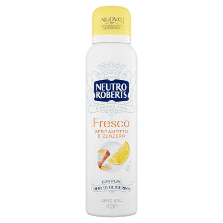 8002410011906 Neutro Roberts Deo Spray Fresco Giallo New 150ml