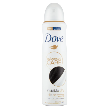 8720181291616 Dove Deo Spray Advanced Care Invisible Dry 150ml