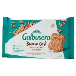 8002190001616 Galbusera Buoni Così Frollini Integrali 6x50gr