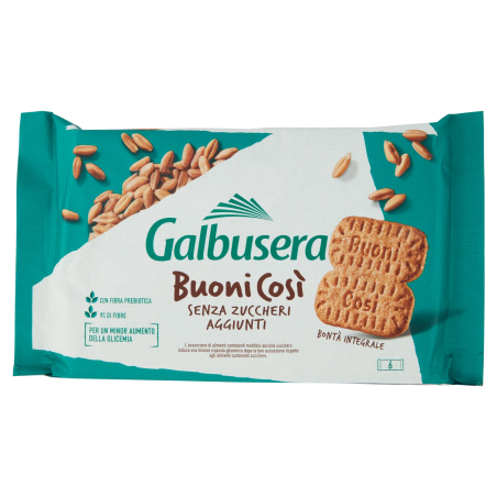 8002190001616 Galbusera Buoni Così Frollini Integrali 6x50gr