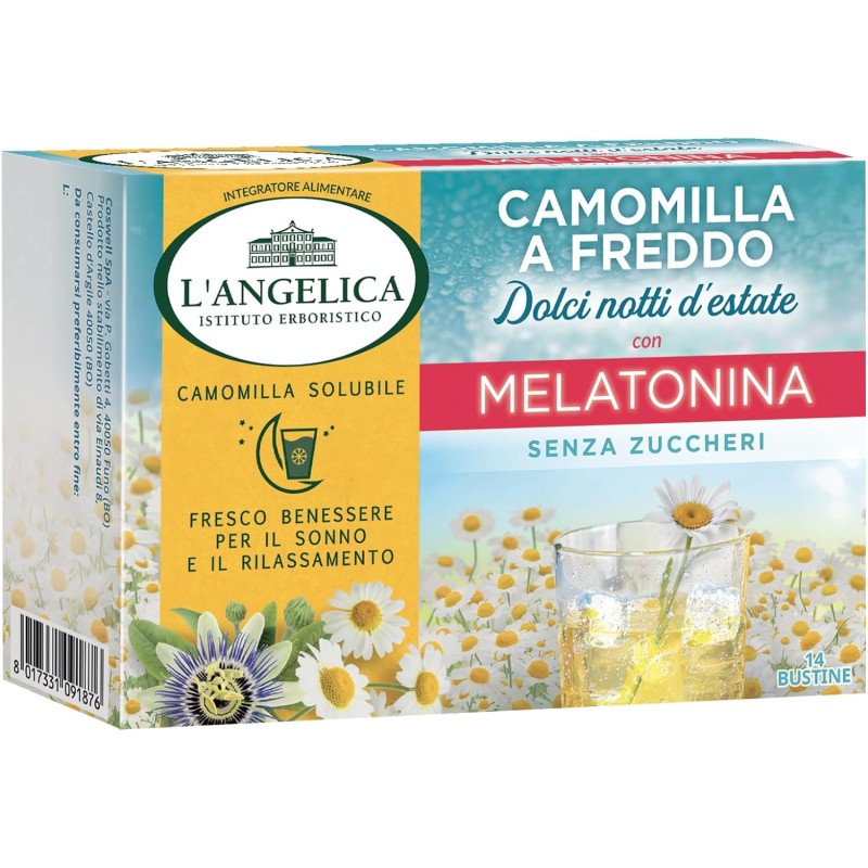 L'Angelica Camomilla Fredda Con Melatonina 14 Filtri