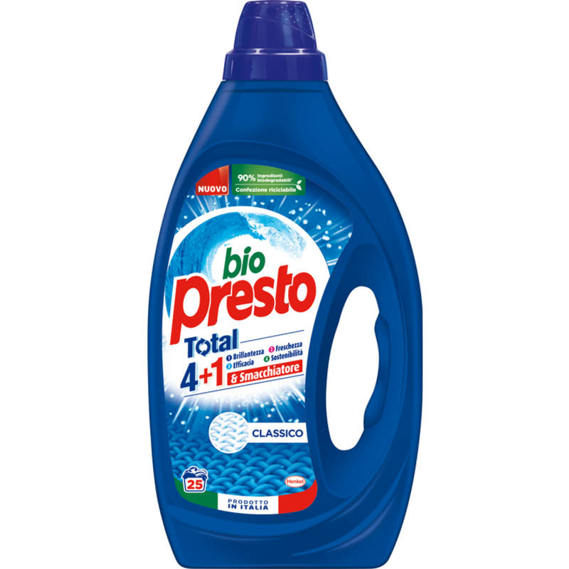 Bio Presto Liquido Lavatrice Classico 25 Misurini 1125ml