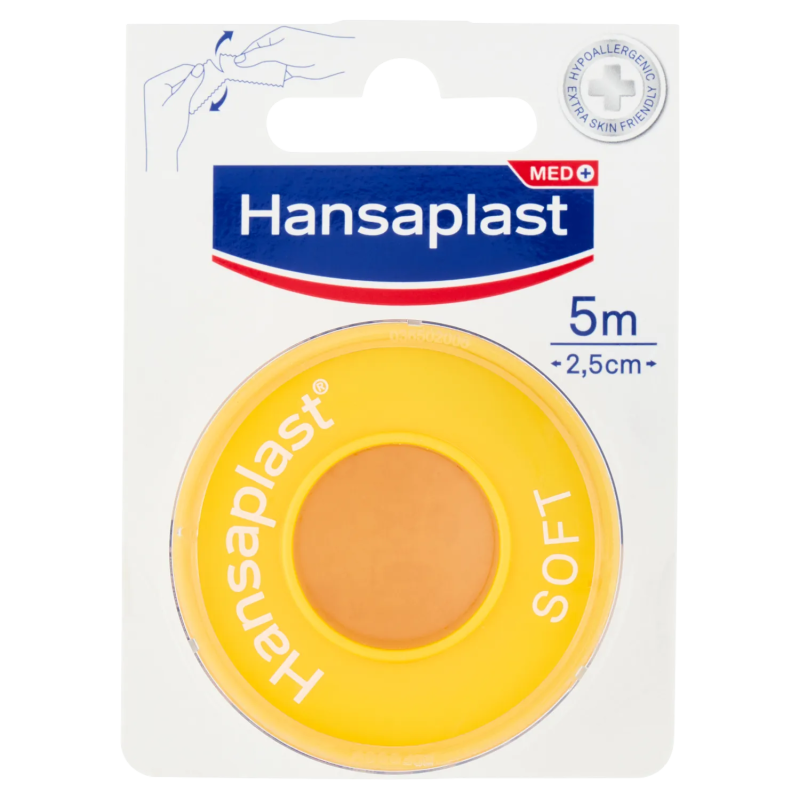 Hansaplast Rocchetto Soft 2,5cm x 5mt