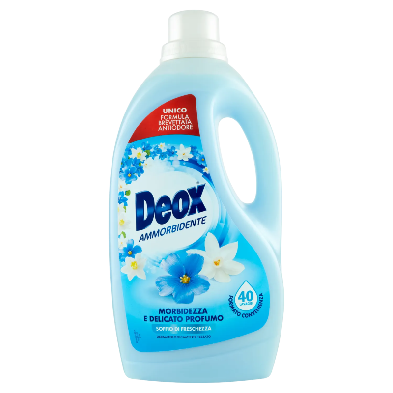 Deox Ammorbidente Azzurro 40 Misurini 2000ml