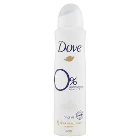 8710908404184 Dove Deo Spray 0% Alluminio Invisible Dry 150ml