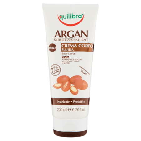 8000137012220 Equilibra Crema Corpo Fluida Argan 200ml