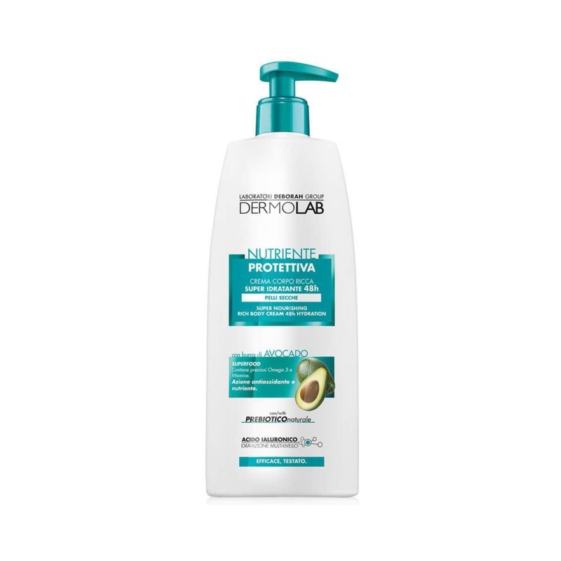 Dermolab Crema Nutriente Protettivacon Olio Di Avocado Pelli Secche 400ml