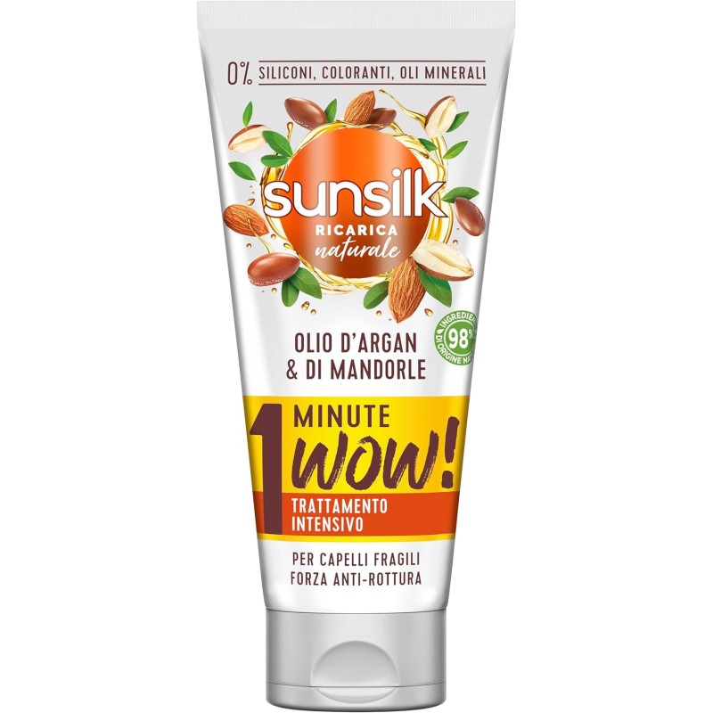 Sunsilk Maschera 1 Minuto Olio di Argan e di Mandorle 180ml