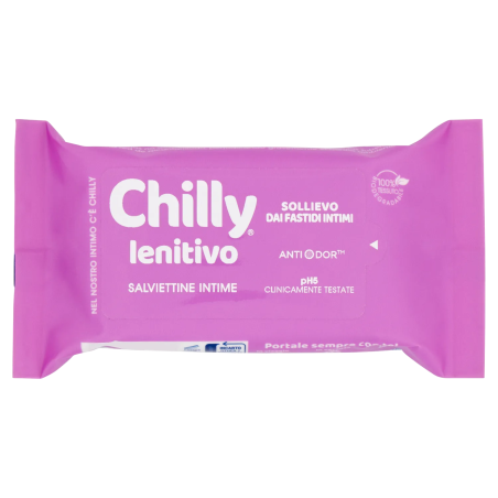 8002410037371 Chilly Salviettine Lenitive 12pz