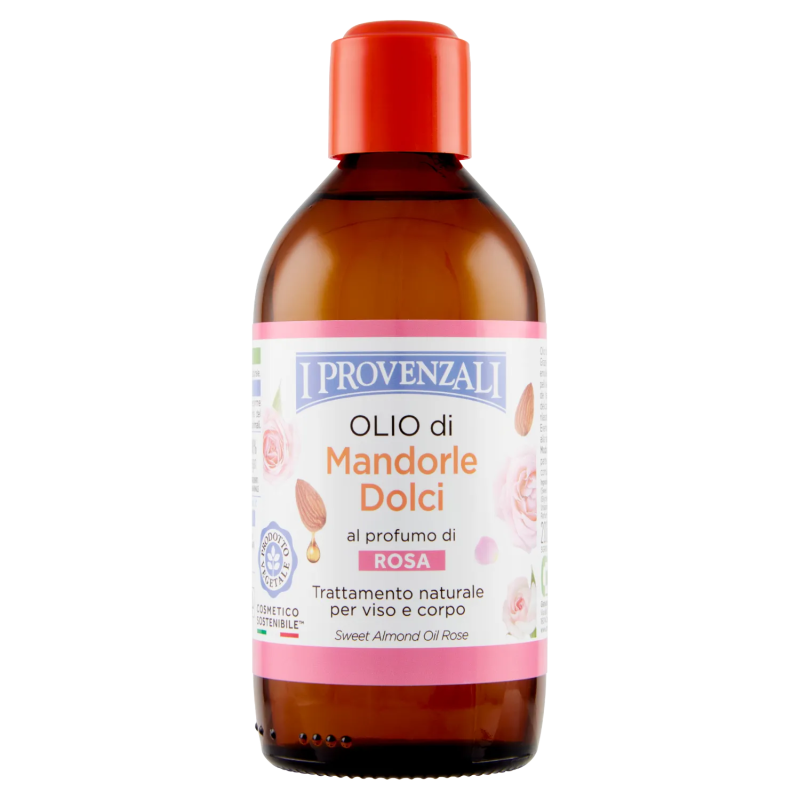 I Provenzali Olio di Mandorle Dolci Al Profumo di Rosa 200ml