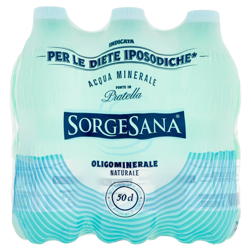 Sorgesana Acqua Naturale Pet 6x500ml