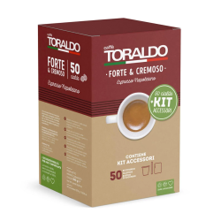 8024608010515 Toraldo Caffe' Forte E Cremoso Kit 50pz