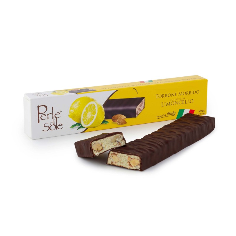 Perle Di Sole Torrone Morbido Al Gusto Di Limoncello - Fondente 150gr