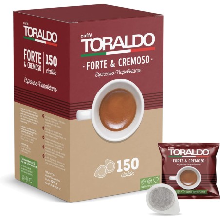 8024608010904 Toraldo Caffe' Forte & Cremoso 150 Cialde 1pz