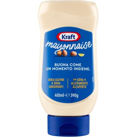 8001040420089 Kraft Maionese Top Down 390gr