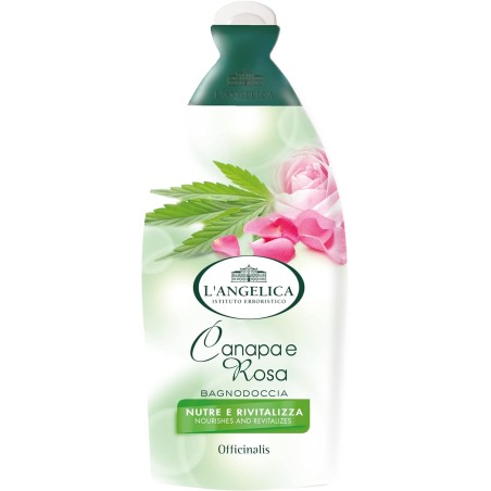 8017331080115 L'angelica Bagno Schiuma Rosa E Canapa 450ml