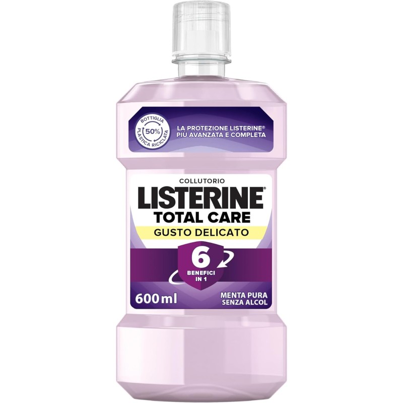 Listerine Colluttorio Total Care Gusto Delicato New 600ml