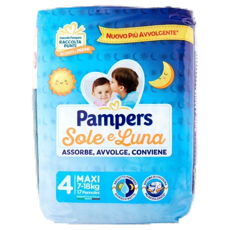 8001480306462 Pampers Sole&Luna 7-18kg 17pz