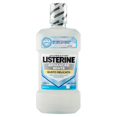 3574661665023 Listerine Colluttorio White Advanced 500ml