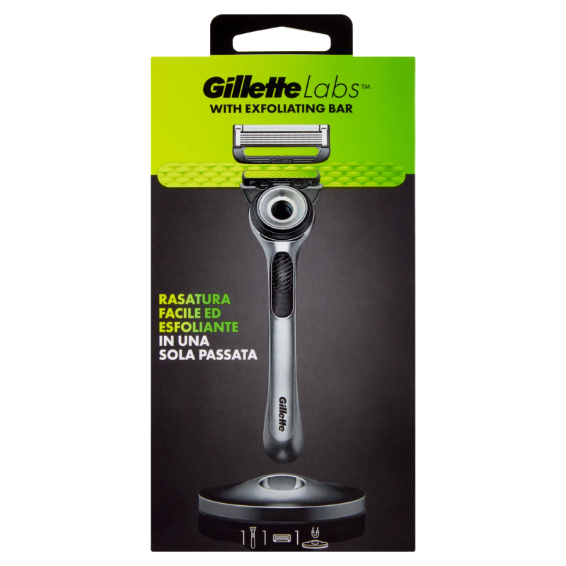 8700216232203 Gillette Labs Rasoio Silver + 1 Rasoio 1pz