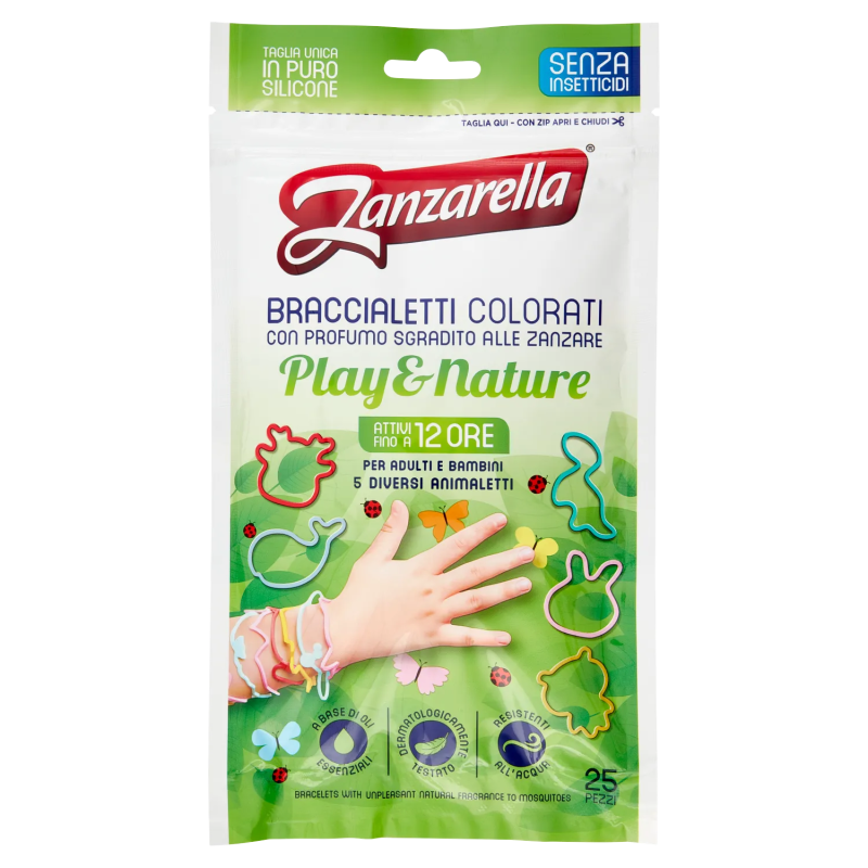 8017331089316 Zanzarella Braccialetti Kids & Nature 25pz