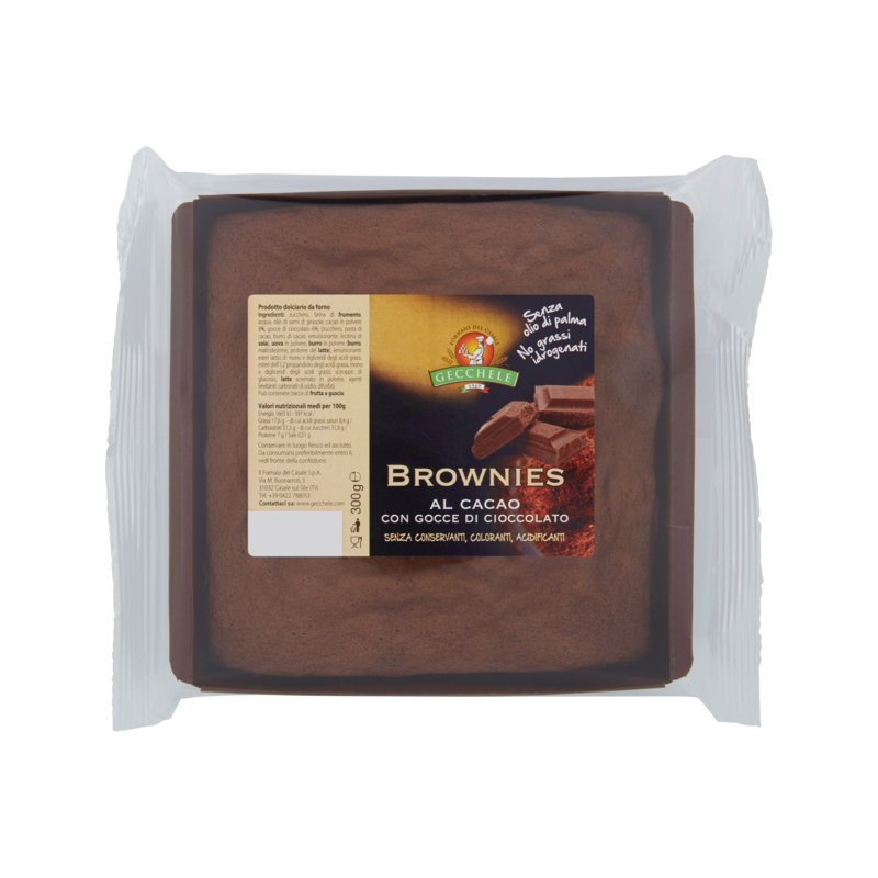 Gecchele Brownies Al Cacao Del Casale 300gr