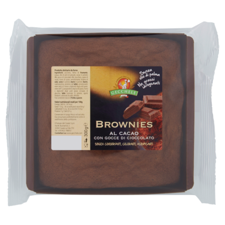 8015854142037 Gecchele Brownies Al Cacao Del Casale 300gr