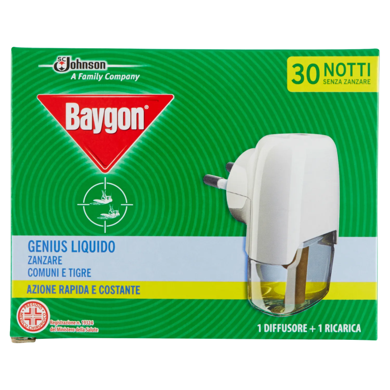 Baygon Genius Emanatore Liquido New 1pz