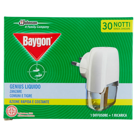 5000204702095 Baygon Genius Emanatore Liquido New 1pz