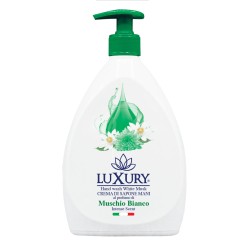 8033447586563 Luxury Sapone Liquido Muschio Bianco Con Dispenser 750ml