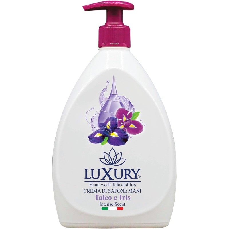 Luxury Sapone Liquido Talco e Iris Con Dispenser 750ml