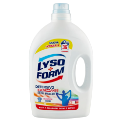 8720181294266 Lysoform Liquido Lavatrice Capi Colorati 36 Misurini 1620ml