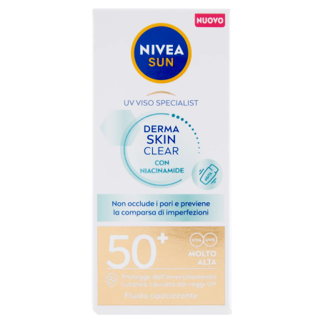 4006000065229 Nivea Sun Viso Derma Clear FP50+ 40ml