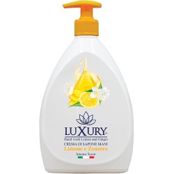 Luxury Sapone Liquido Limone e Zenzero Con Dispenser 750ml