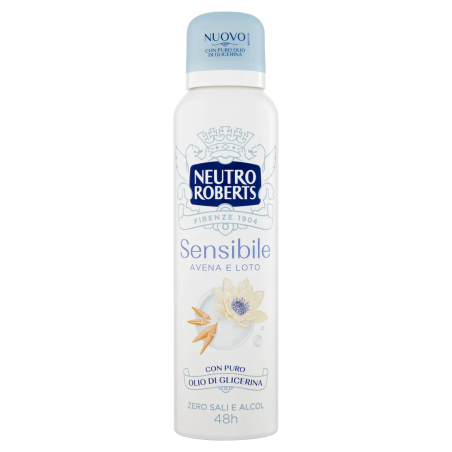 8002410011876 Neutro Roberts Deo Spray Sensibile Avena e Loto 150ml