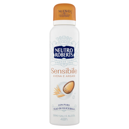 8002410011852 Neutro Roberts Deo Spray Sensibile Avena & Argan 150ml