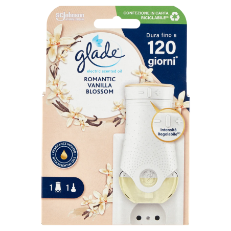 5000204333671 Glade Elettrico Base Vaniglia New 1pz