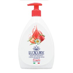 8033447586587 Luxury Sapone Liquido Fragola Con Dispenser 750ml