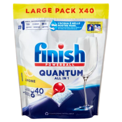 8002910063696 Finish Tabs Quantum All In 1 Limone 40pz