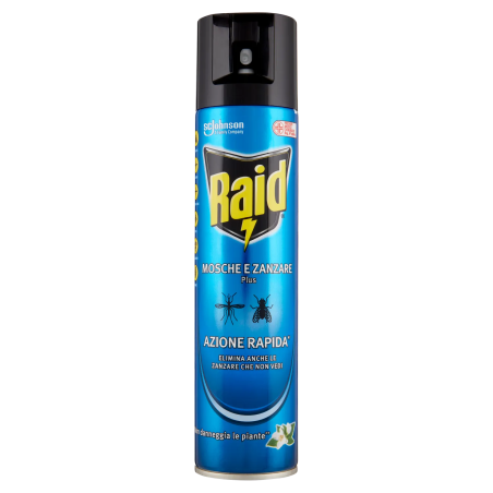 5000204342468 Raid Mosche & Zanzare Spray New 400ml