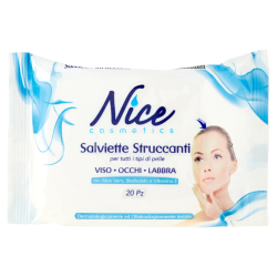 Nice Salviettine Struccanti Viso, Occhi e Labbra 20pz