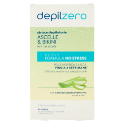 8008970053950 Depilzero Strisce Gel Ascelle & Bikini 20pz