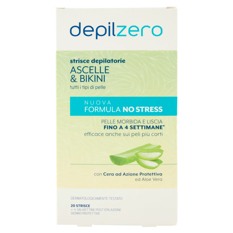 Depilzero Strisce Gel Ascelle & Bikini 20pz