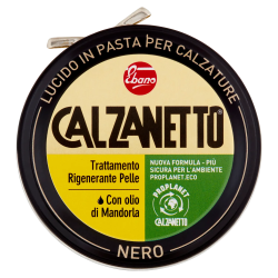 Calzanetto Lucido In Pasta Per Calzature Nero 50ml