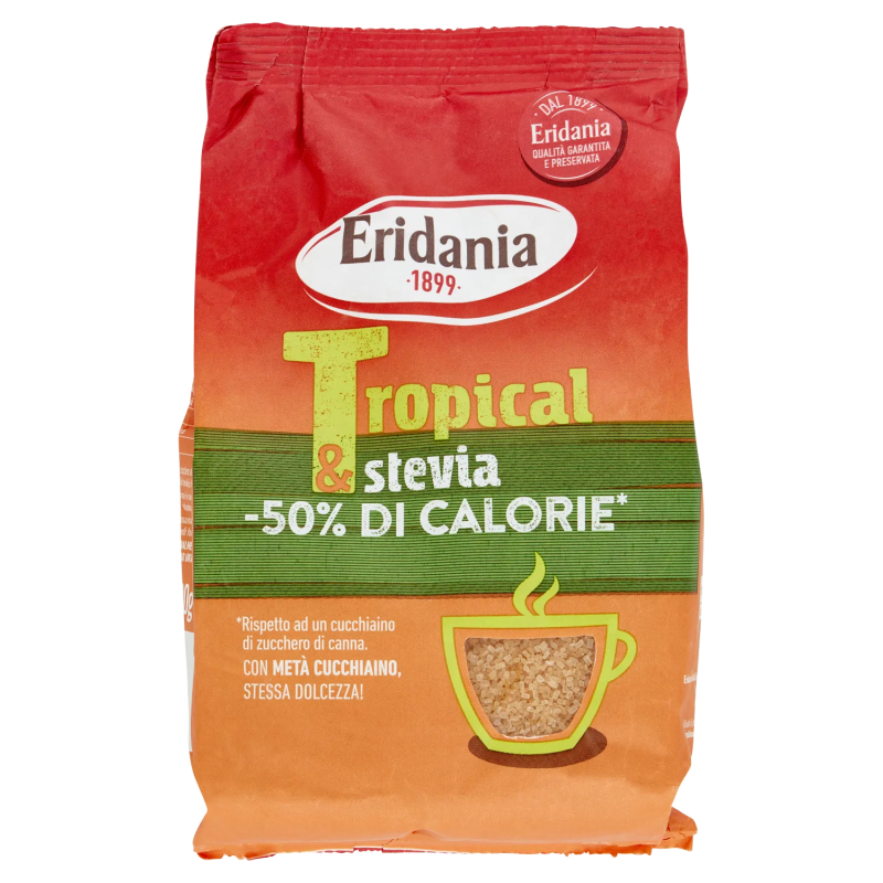 Eridania Zucchero Tropical & Stevia 500gr