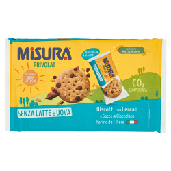 Misura Privolat Biscotti Con Cereali e Gocce di Cioccolato 280gr